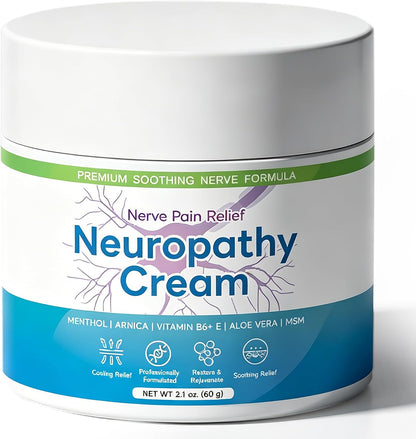 Neuropathy Cream, Neuropathy Pain Relief for Feet, 2.1 Fl Oz
