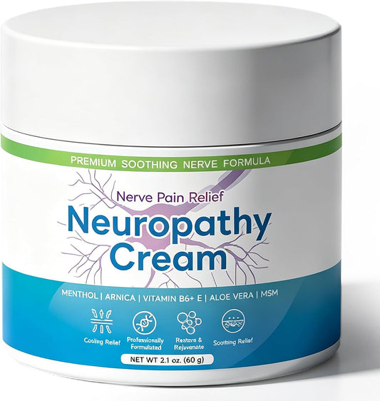 Neuropathy Cream, Neuropathy Pain Relief for Feet, 2.1 Fl Oz