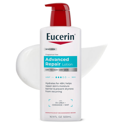 Eucerin Advanced Repair Body Cream, Urea Enriched, 8 OZ