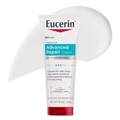 Eucerin Advanced Repair Body Cream, Urea Enriched, 8 OZ