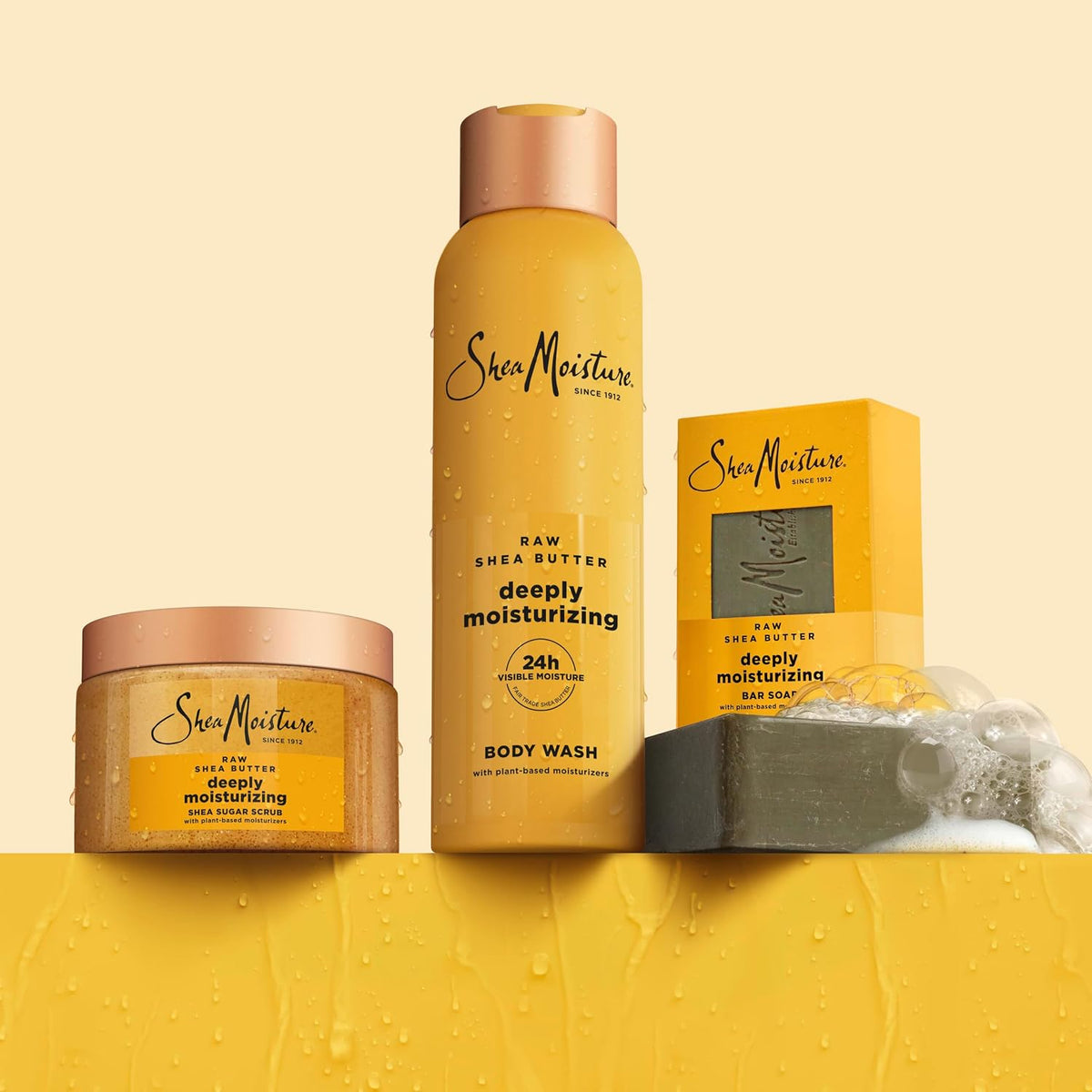 SheaMoisture Shea Sugar Body Scrub Raw Shea Butter 12 FO