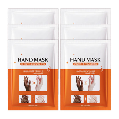Hand Masks Moisturizing Gloves,6 Pairs Hydrating Hand Peel Masks Gift Set for Dry Cracked Hands Care,Long-lasting and Non-greasy Hand Moisturizer Gloves for Women A