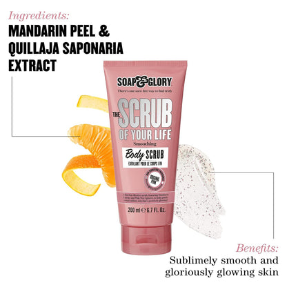 Soap & Glory Original Pink The Scrub of Your Life Body Exfoliator, 200 ml