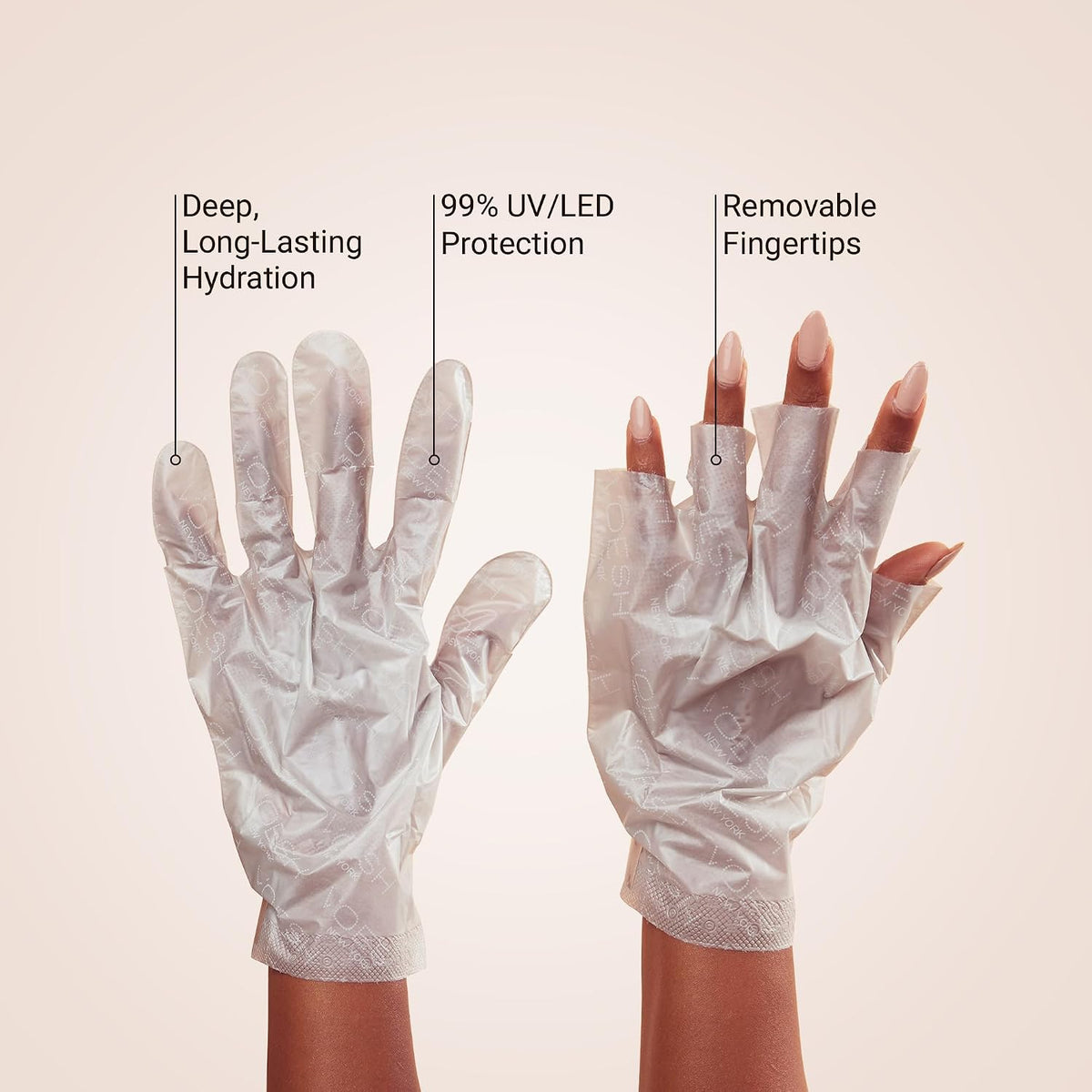 VOESH Collagen Gloves, Vegan Hand Masks, Moisturizing Hand Mask, Lotion Gloves, Hydrating Gloves, Hand Care, Spa Manicure Gloves, Dry Hand Treatment