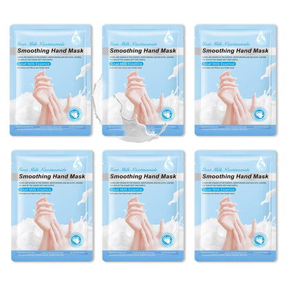 6 Pairs Hand Mask for Dry Cracked Hands,Nourishing Moisturizing Gloves,Hands Moisturizer for Deep Moisturizing,Silky Smooth Moisturizing Gloves,Hand Care Mask Set(A)