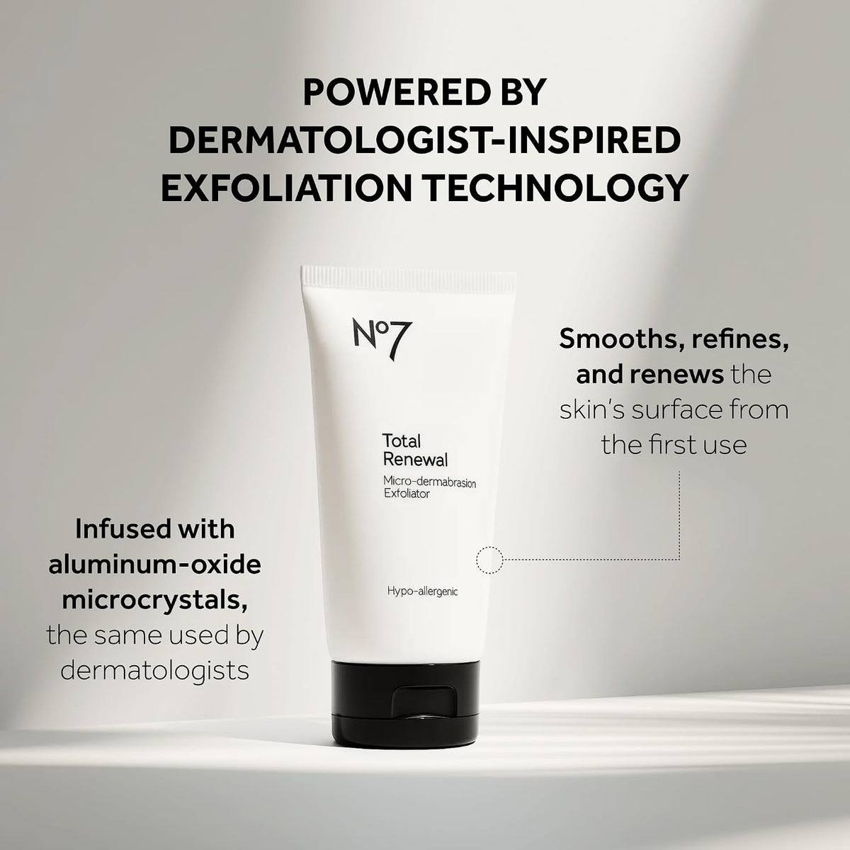 No7 Microdermabrasion Total Renewal Face Scrub, 2.5 Oz