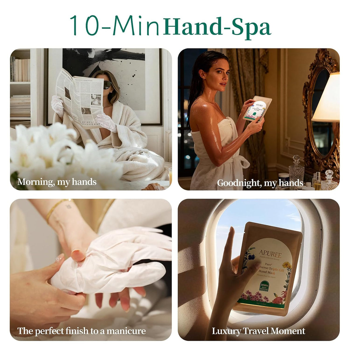 APUREE Anti Aging Hand Mask Moisturizing Gloves 5PCS