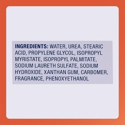 Rugby Urea 20% Intensive Hydrating Cream - Urea Cream for Feet, Hands, Knees, and Elbows - 3 Oz (1 Pack)