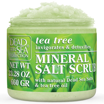 Dead Sea Collection Himalayan Salt Scrub – Exfoliating Body Scrub for Women – Moisturizing and Nourishing Skin – with Pure Oils and Dead Sea Minerals (23.28 Oz)
