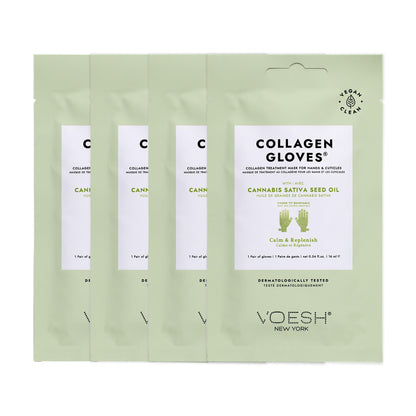 VOESH Collagen Gloves, Vegan Hand Masks, Moisturizing Hand Mask, Lotion Gloves, Hydrating Gloves, Hand Care, Spa Manicure Gloves, Dry Hand Treatment