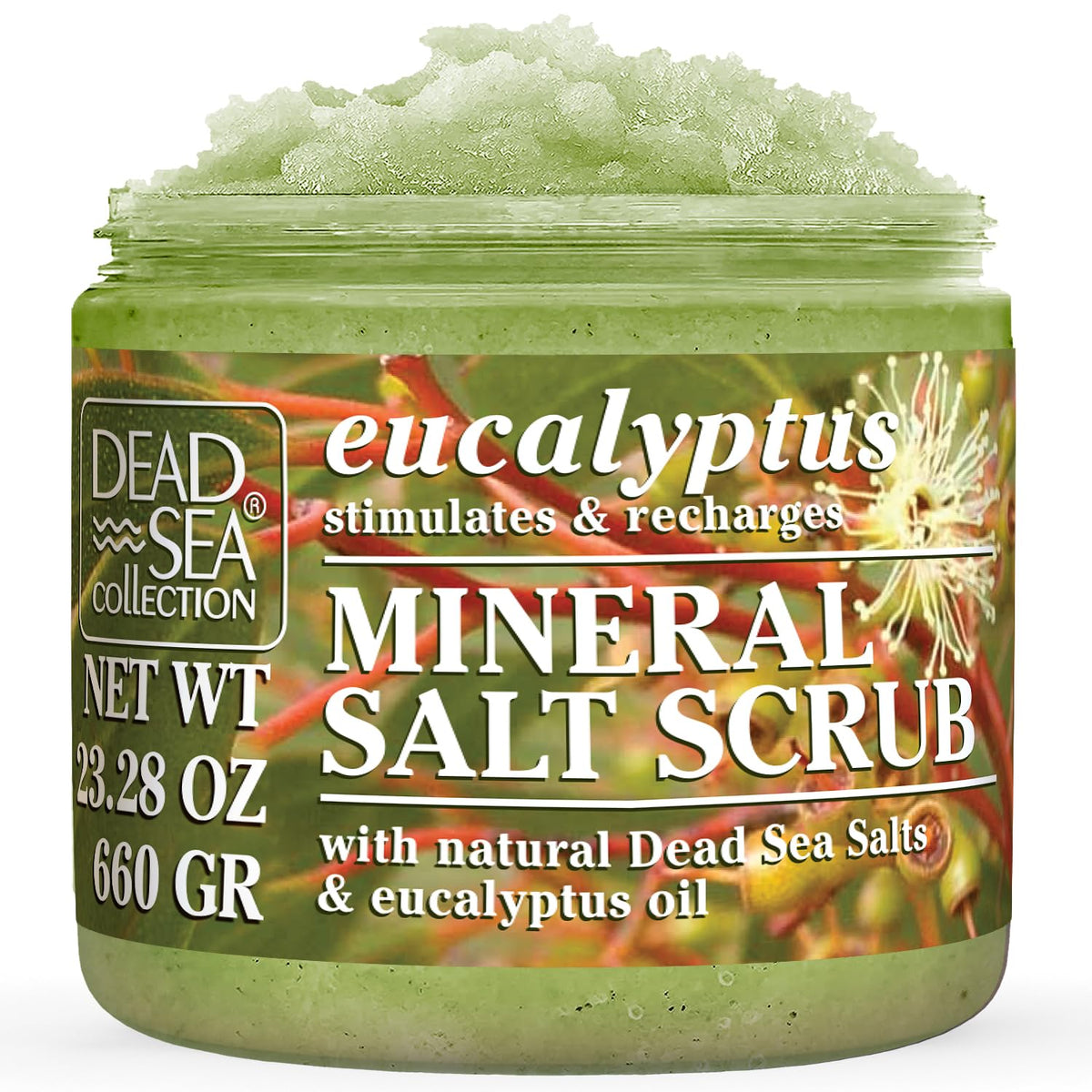 Dead Sea Collection Himalayan Salt Scrub – Exfoliating Body Scrub for Women – Moisturizing and Nourishing Skin – with Pure Oils and Dead Sea Minerals (23.28 Oz)