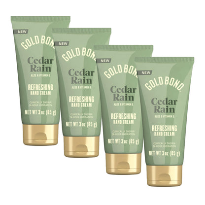 Gold Bond Citrus Pop Glowing Hand Cream Set, Citrus Pop Scent, 3 oz, 4 pk