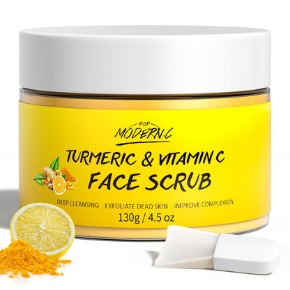Vitamin C Turmeric Face Scrub Facial Scrub Exfoliating Dark Spot Exfoliator