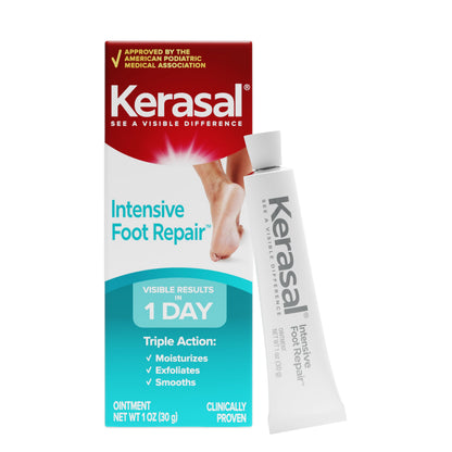 Kerasal Intensive Foot Repair Ointment, Smooth Rough Feet, 1 oz