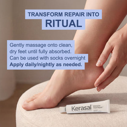 Kerasal Intensive Foot Repair Ointment, Smooth Rough Feet, 1 oz