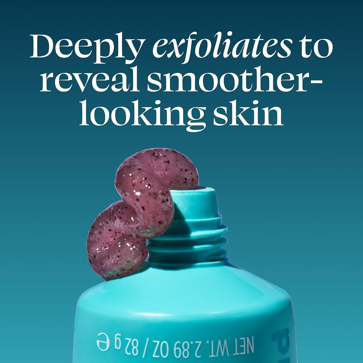 TULA Skin Care So Poreless Exfoliating Blackhead Scrub - Powerful and Gentle Exfoliation, Refreshing and Smoothing, Contains prebiotic Extracts, Volcanic Sand, Pink Salt, and Witch Hazel, 2.89 oz.
