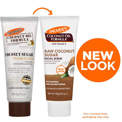 Palmer's Coconut Sugar Facial Scrub Exfoliator with Chamomile (3.17 Oz)