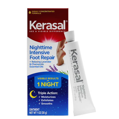 Kerasal Intensive Foot Repair Ointment, Smooth Rough Feet, 1 oz