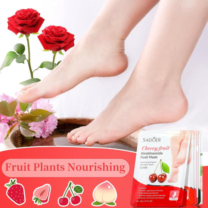 48 Pcs Fruits Beauty Hand Foot Mask Bulk for Women Girl Sister