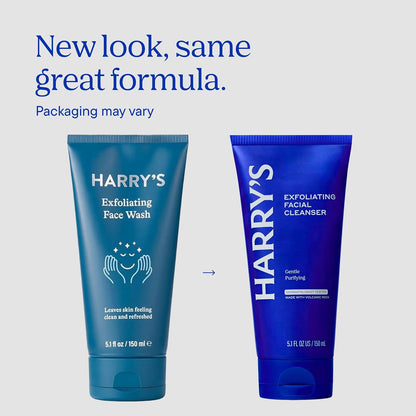 Harry's Exfoliating Face Wash for Men - 5.1 fl oz (3 Pack)