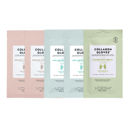 VOESH Collagen Gloves, Vegan Hand Masks, Moisturizing Hand Mask, Lotion Gloves, Hydrating Gloves, Hand Care, Spa Manicure Gloves, Dry Hand Treatment