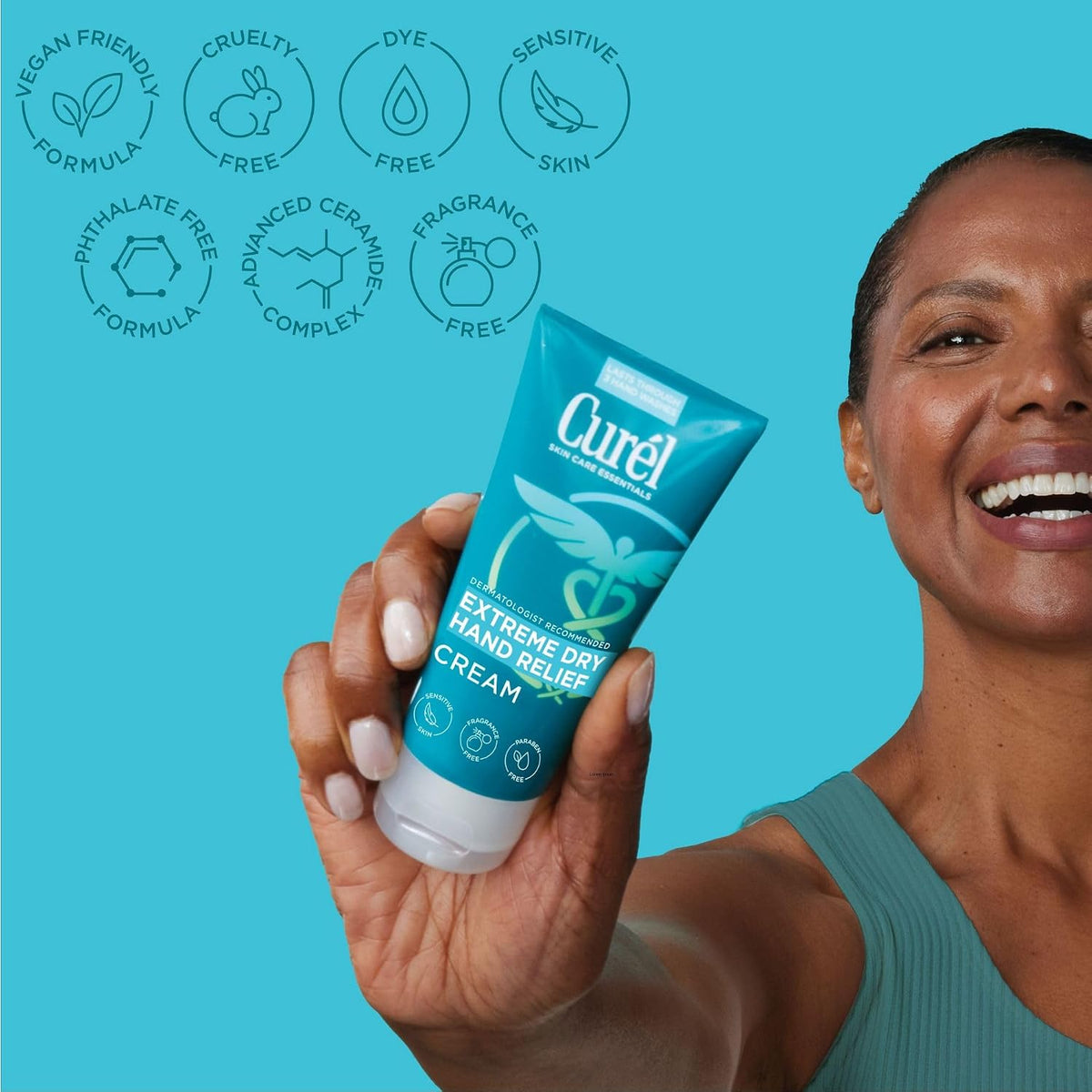 Curel Hand Cream for Dry to Extremely Dry Hands and Skin, 3 fl oz, 3 Pack