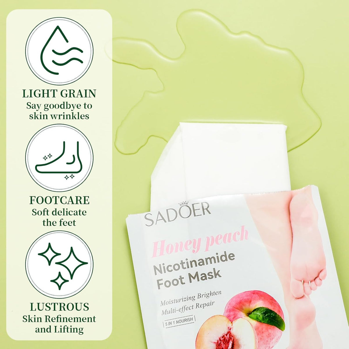 48 Pcs Fruits Beauty Hand Foot Mask Bulk for Women Girl Sister