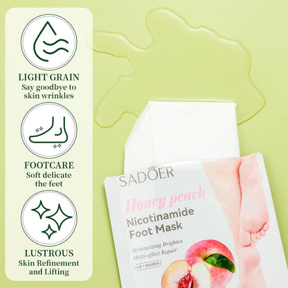 48 Pcs Fruits Beauty Hand Foot Mask Bulk for Women Girl Sister
