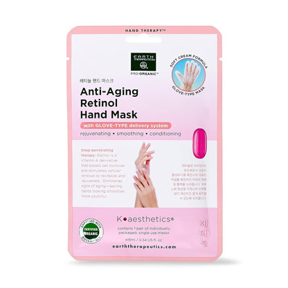 Anti-Aging Retinol Hand Mask and Soft Cool Intensive Foot Mask Combo Pack (2pack)