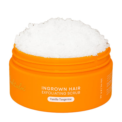 Bushbalm Ingrown Hair Exfoliating Body Scrub - Vanilla Tangerine, 236ml