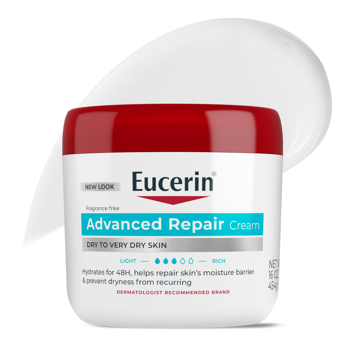 Eucerin Advanced Repair Body Cream, Urea Enriched, 8 OZ