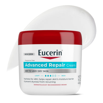 Eucerin Advanced Repair Body Cream, Urea Enriched, 8 OZ