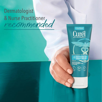 Curel Hand Cream for Dry to Extremely Dry Hands and Skin, 3 fl oz, 3 Pack