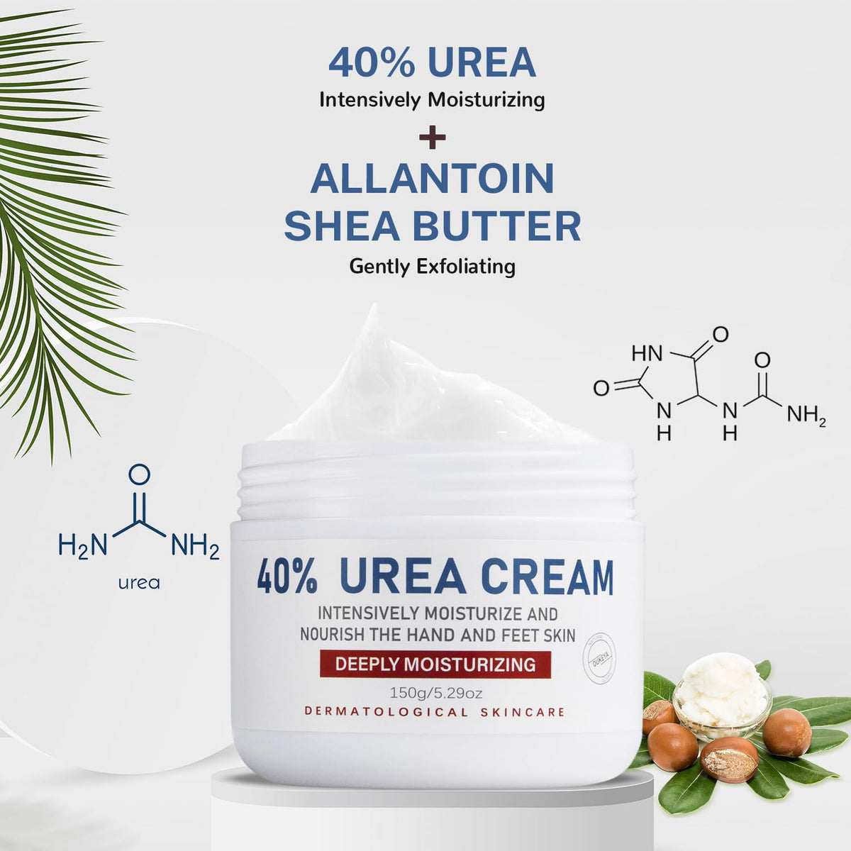 OUKEYA 40 Percent Urea Cream Hand Foot Cream for Dry Cracked Skin