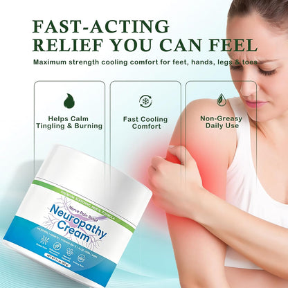 Neuropathy Cream, Neuropathy Pain Relief for Feet, 2.1 Fl Oz