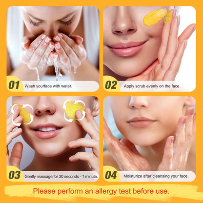 Vitamin C Turmeric Face Scrub Facial Scrub Exfoliating Dark Spot Exfoliator