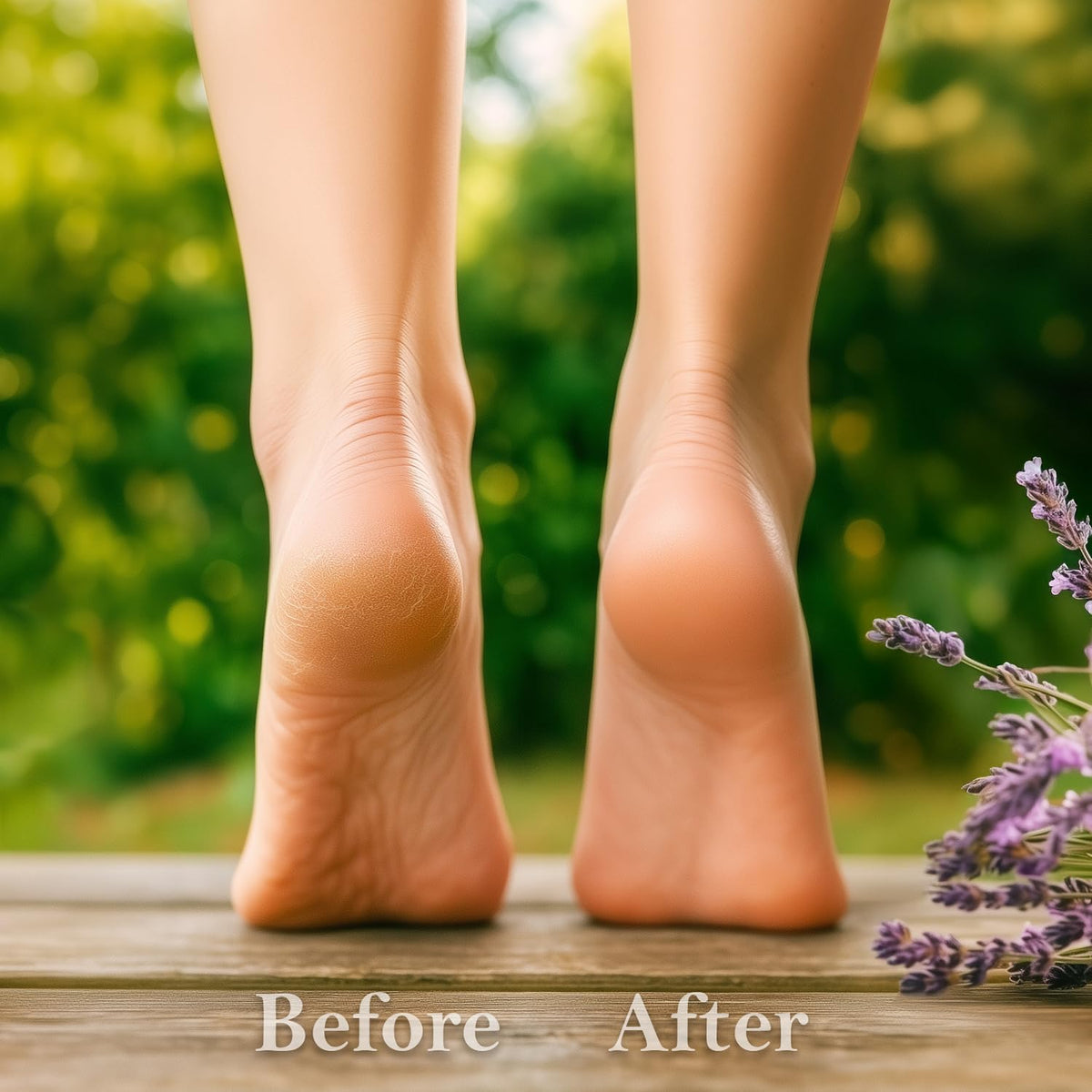 Dry Cracked Heel Repair Balm, Organic Foot Cream for Dry Feet & Callus