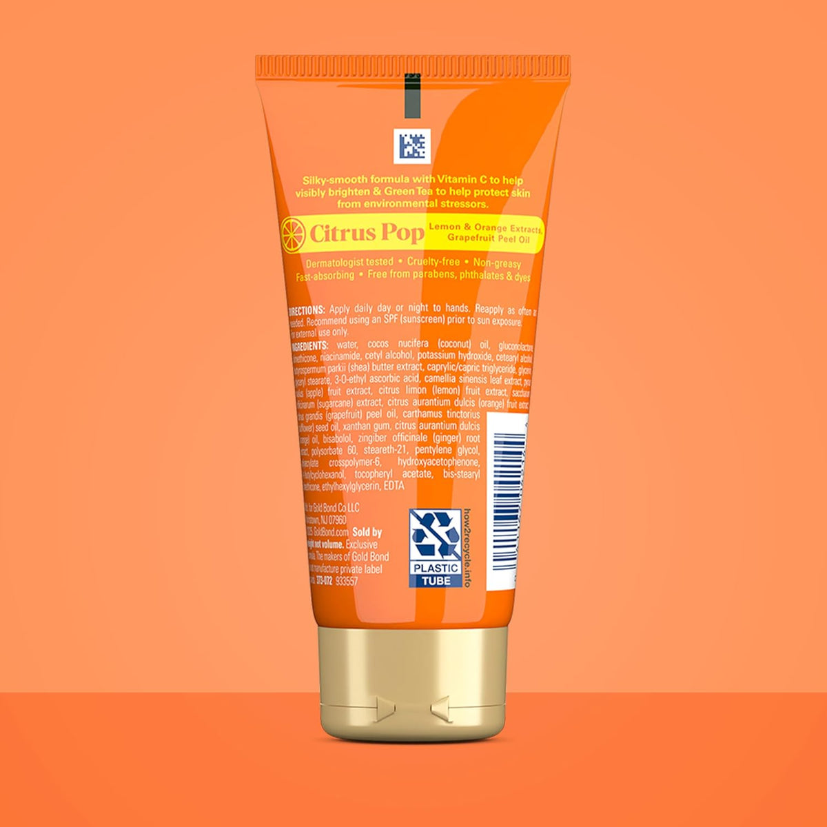 Gold Bond Citrus Pop Glowing Hand Cream Set, Citrus Pop Scent, 3 oz, 4 pk