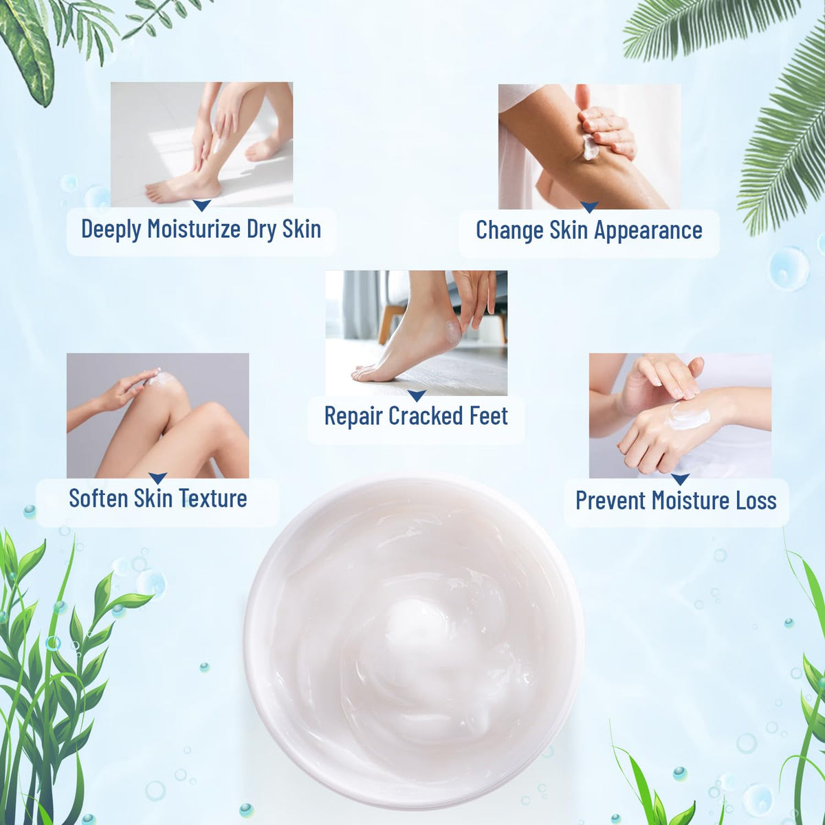 OUKEYA 40 Percent Urea Cream Hand Foot Cream for Dry Cracked Skin