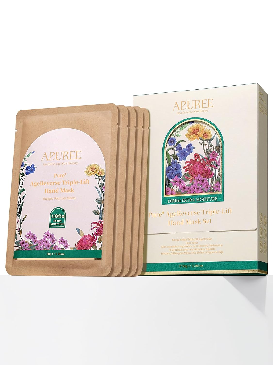 APUREE Anti Aging Hand Mask Moisturizing Gloves 5PCS