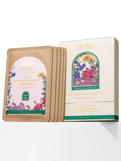 APUREE Anti Aging Hand Mask Moisturizing Gloves 5PCS