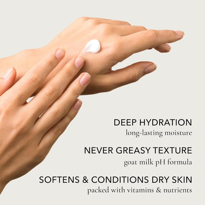 Dionis Goat Milk Hand Cream & Sole Keeper Foot Cream, Unscented, 1 oz Each