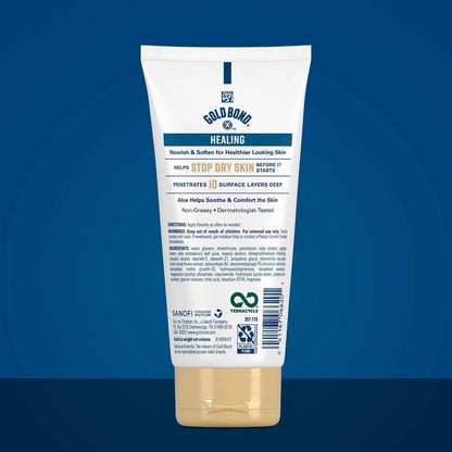 Gold Bond Healing Hydrating Lotion With Aloe Moisturizes, Heals & Smooths Dry Skin, Body Lotion, Delivers Immediate 24-Hour Hydration, Convenient Size, 5.5 oz
