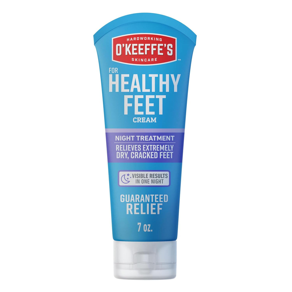 OKeeffes for Healthy Feet Night Treatment Foot Cream, 7 oz Tube