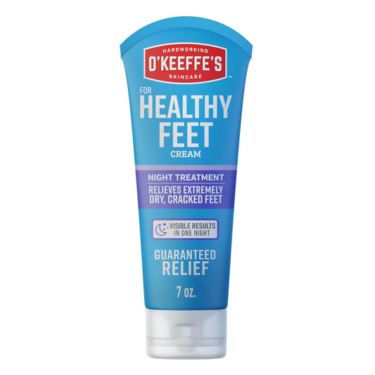 OKeeffes for Healthy Feet Night Treatment Foot Cream, 7 oz Tube