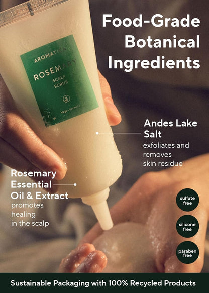 AROMATICA Rosemary Scalp Scrub 5.82oz / 165g