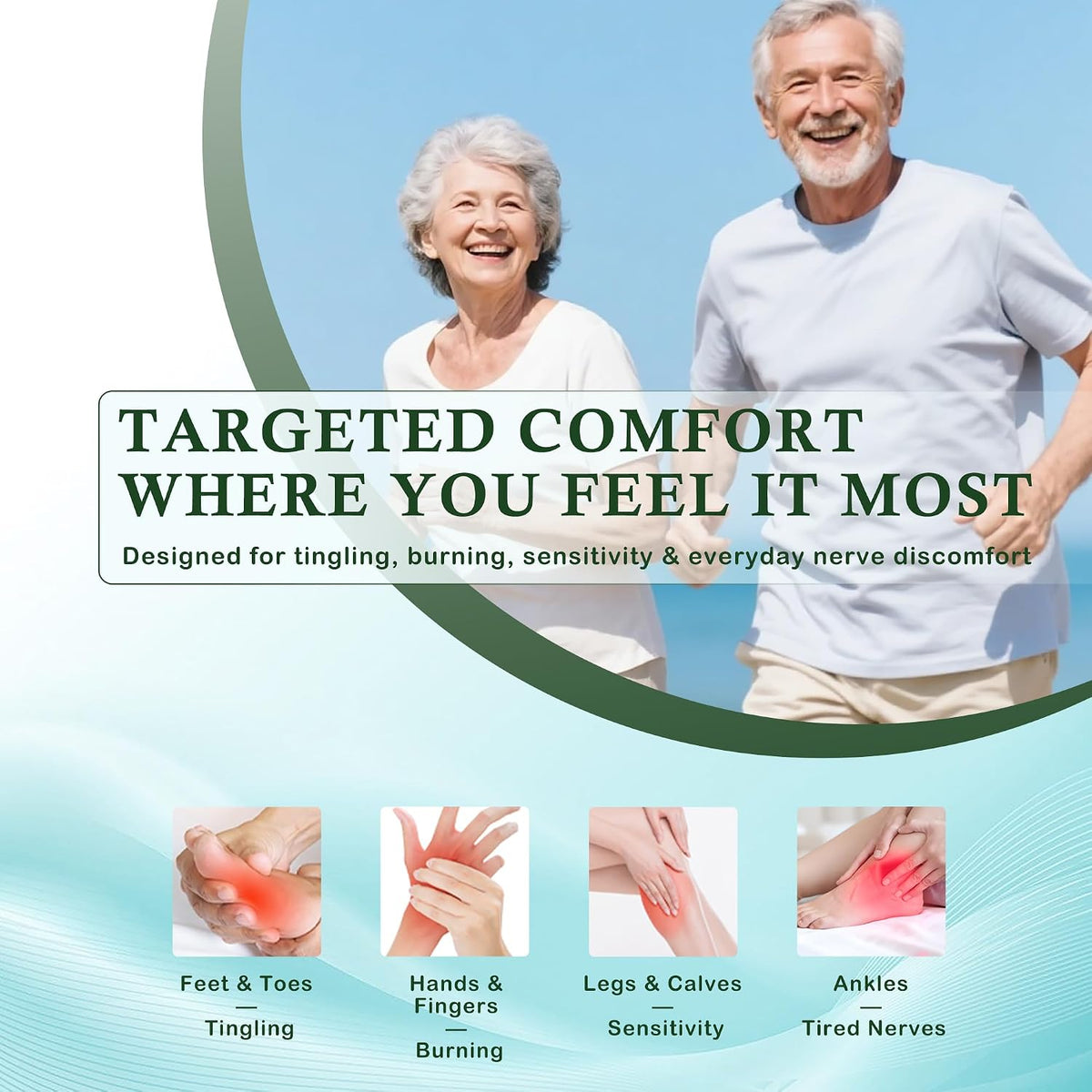 Neuropathy Cream, Neuropathy Pain Relief for Feet, 2.1 Fl Oz