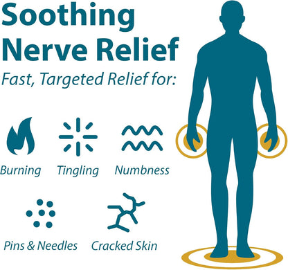 FRANKINCENSE & MYRRH Nerve Therapy Lotion,Diabetic Hands & Feet Relief, 3oz