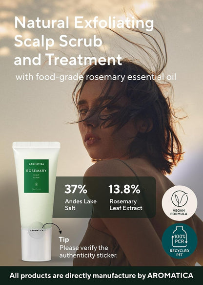 AROMATICA Rosemary Scalp Scrub 5.82oz / 165g