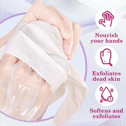 6 Pairs Hand Masks Moisturizing Gloves, Hydrating Hand Mask Moisturizer Gloves Care for Dry Cracked Hands, Smooth Long Lasting Soft Firming Hand Mask Gift Set for Men Women（A)